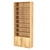 Стеллаж из ДСП с 7-ю полками 300x900 мм серии LEVEL-7 №12 (З/C - ДВП) Дуб Золотистый