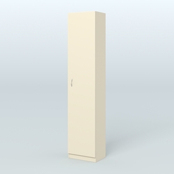 Аптечный узкий стеллаж под резину №2, Крем Вайс