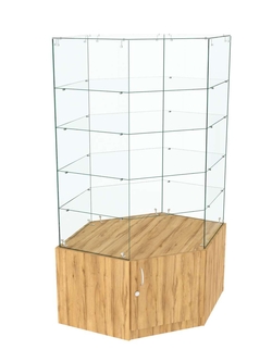 Витрина Истра в центр зала №309 (угловая), Дуб Золотистый