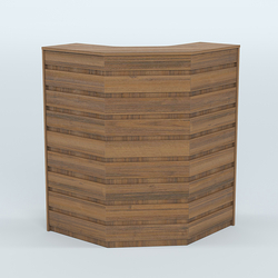 Ресепшен серии ПРАЙМ №3А угловой, Орех