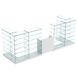 Торговый островок ХИТ ПРОДАЖ №8 (открытый) (6.08 кв.м), Серый