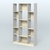 Стеллаж из ДСП серии ЛОФТ №12-1 Серый + Крем Вайс