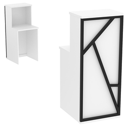 Ресепшен серии ЛОФТ - АЛЬФА №2 (декор №2), Белый