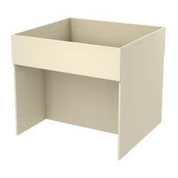 Корзина для распродаж из ДСП №9, Крем Вайс