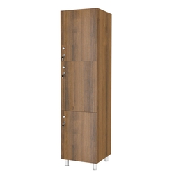 Шкаф для раздевалок СТАНДАРТ-ТРИО №2, Орех