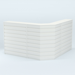 Ресепшен серии ПРАЙМ №5А угловой, Белый