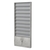 Стеллаж из ДСП с 9-ю полками 100x900 мм серии LEVEL-9 №8 (З/C - ДВП) Метрополитан Грей