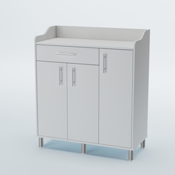 Стойка официанта "Бармен" №7-Н на ножках, Белый