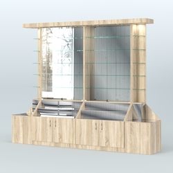 Павильон с накопителями серии Эталон №8, Дуб сонома