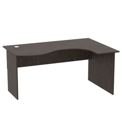 Стол эргономичный офисный СЭ-12 (право-сторонний), Дуб Венге