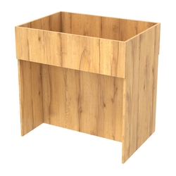 Корзина для распродаж из ДСП №4, Дуб Золотистый