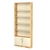 Стеллаж из ДСП с 4-мя полками 200x900 мм серии LEVEL-4 №10 (З/C - ДВП) Дуб Золотистый и Крем Вайс