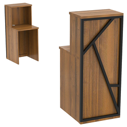 Ресепшен серии ЛОФТ - АЛЬФА №2 (декор №2), Орех