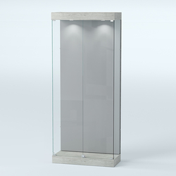 Витрина под знамя №1А-900 (задняя стенка бархат), Метрополитан Грей