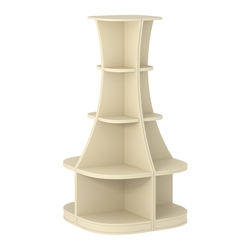 Островной низкий стеллаж ГАРАНТ №1, Крем Вайс