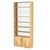 Стеллаж из ДСП с 6-ю полками 300x900 мм серии LEVEL-6 №12-1 (З/C - СТЕКЛО) Дуб Золотистый