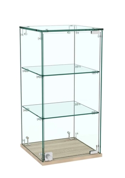 Витрина Истра настольная №21 (прозрачная), Дуб сонома