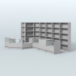 Торговый Островок "Эконом" №8 (13, 6 кв.м), Серый