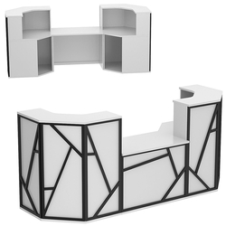 Ресепшен серии ЛОФТ - АЛЬФА КОМБО №7, Серый