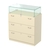 Закрытый прилавок с выдвижными ящиками Селена-114 Крем Вайс