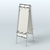 Напольная стойка Хром под очки №5-Д24 Шалаш (открытого доступа) Белый