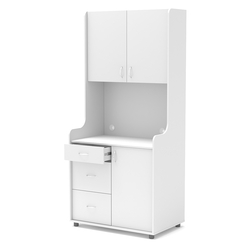 Офисная мини-кухня ЭЛЕГИЯ №4, Белый