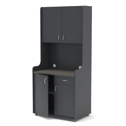 Офисная мини-кухня ЭЛЕГИЯ №2А, Антрацит