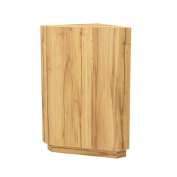 Витрина угловая "Диаманд" №6, Дуб Золотистый