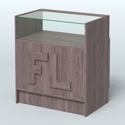 Прилавок "Фаберлинк" №2-800, Ясень Анкор темный