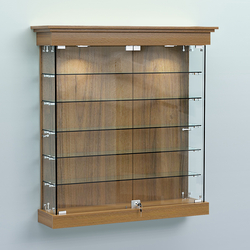 Витрина для музеев "Коллекция" настенная №2-5, Орех