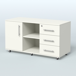 Приставка подкатная Лонди, цвет дуб шамони светлый, Белый