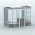 Павильон из профиля пристенный №4а (4,05 кв. м) Темно-Серый