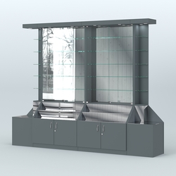 Павильон с накопителями серии Эталон №8, Темно-Серый