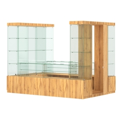 Павильон ИСТРА островной №7а (4, 86 кв.м), Дуб Золотистый