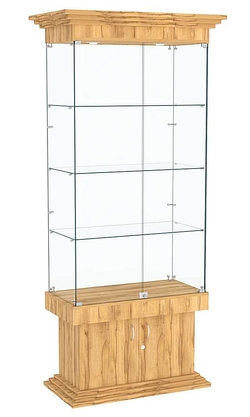 Витрина ДОНЖОН №1, Дуб Золотистый