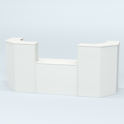 Ресепшен серии ПРАЙМ №7 со столом выдачи, Белый