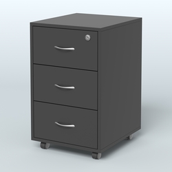 Тумба подкатная Грация, Черный