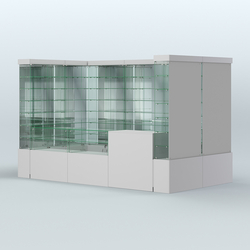Павильон ИСТРА (глубина витрин-300мм) №3б (5, 94 кв.м), Серый