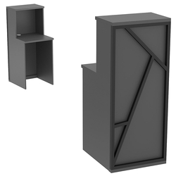 Ресепшен серии ЛОФТ - АЛЬФА №2 (декор №3), Антрацит