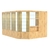 Павильон №11 из ДСП (11, 22 кв. м) Дуб Золотистый