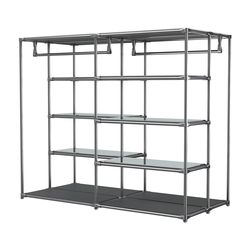 Хромированное вешало ПЛАТФОРМА №1-4 с зеркальными полками 4мм, Антрацит