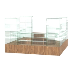 Павильон ИСТРА островной №3б (11, 35 кв.м), Дуб Канзас коричневый