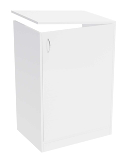 Прилавок вход-выход Тандем 600 мм, Белый