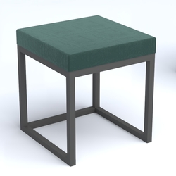 Пуфик ЛОФТ №2, Tiffany 10 Dk. Green
