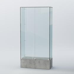 Витрина для музеев "Коллекция" №11, Бетон Чикаго светло-серый F186 ST9