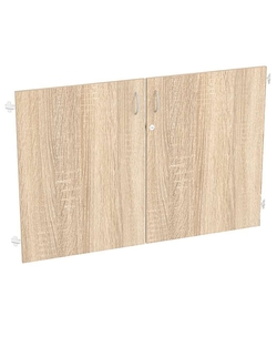 Комплект дверок для стеллажа 810*1200 с фурнитурой, Дуб сонома