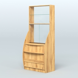 Витрина БРИЗ №5 с окном выдачи, Дуб Золотистый