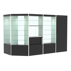 Павильон №8 из ДСП (5, 19 кв. м), Черный и Белый