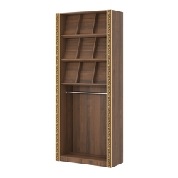 Торговый стенд для продажи рубашек в стиле БАРОККО №СТ-Р-1, Орех