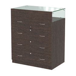 Истра прилавок ювелирный №1 (560мм), Дуб Венге